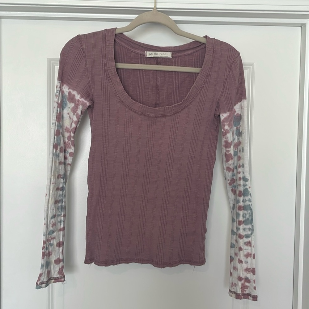 We The Free Misty Mountain Big Sur tie dye long sleeve size small